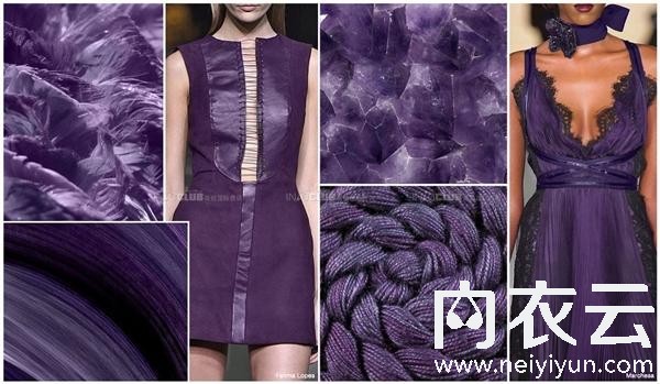 2016/17秋冬家居服内衣流行色主题：皇冠（珠宝色调）