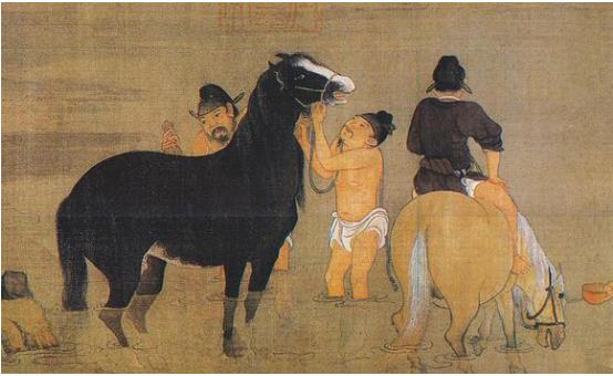 “浴马图”惊现犊鼻裈，内裤外穿鼻祖在中国