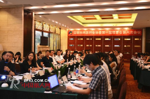 深圳市内衣行业协会第一届理事会第六次会议隆重召开