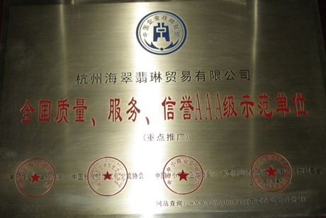 海翠翡琳 获全国塑身保健美体内衣市场十佳品牌